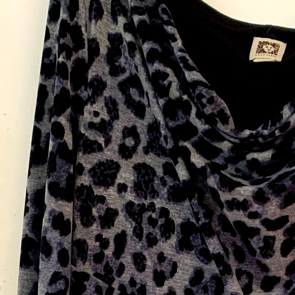 Anne Klein curvy draped knit dress US10 - Picture 5 of 5